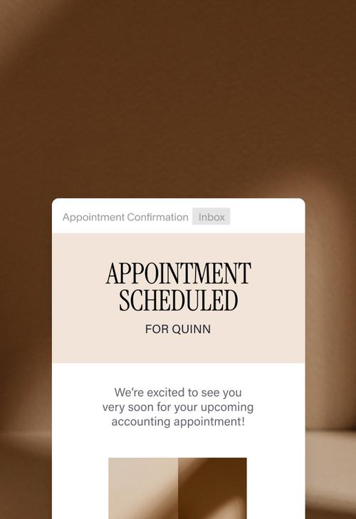 Interface mostrando uma sessão agendada com o cliente.
